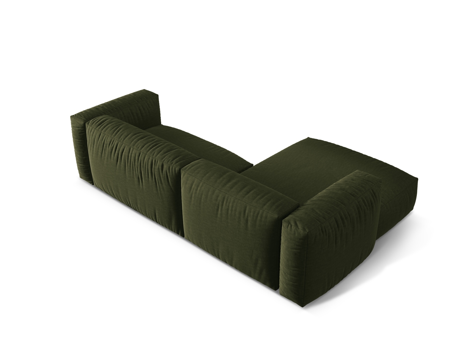 Modular Left Corner Sofa XL, "Martina", 2 Seats, 280x176x75