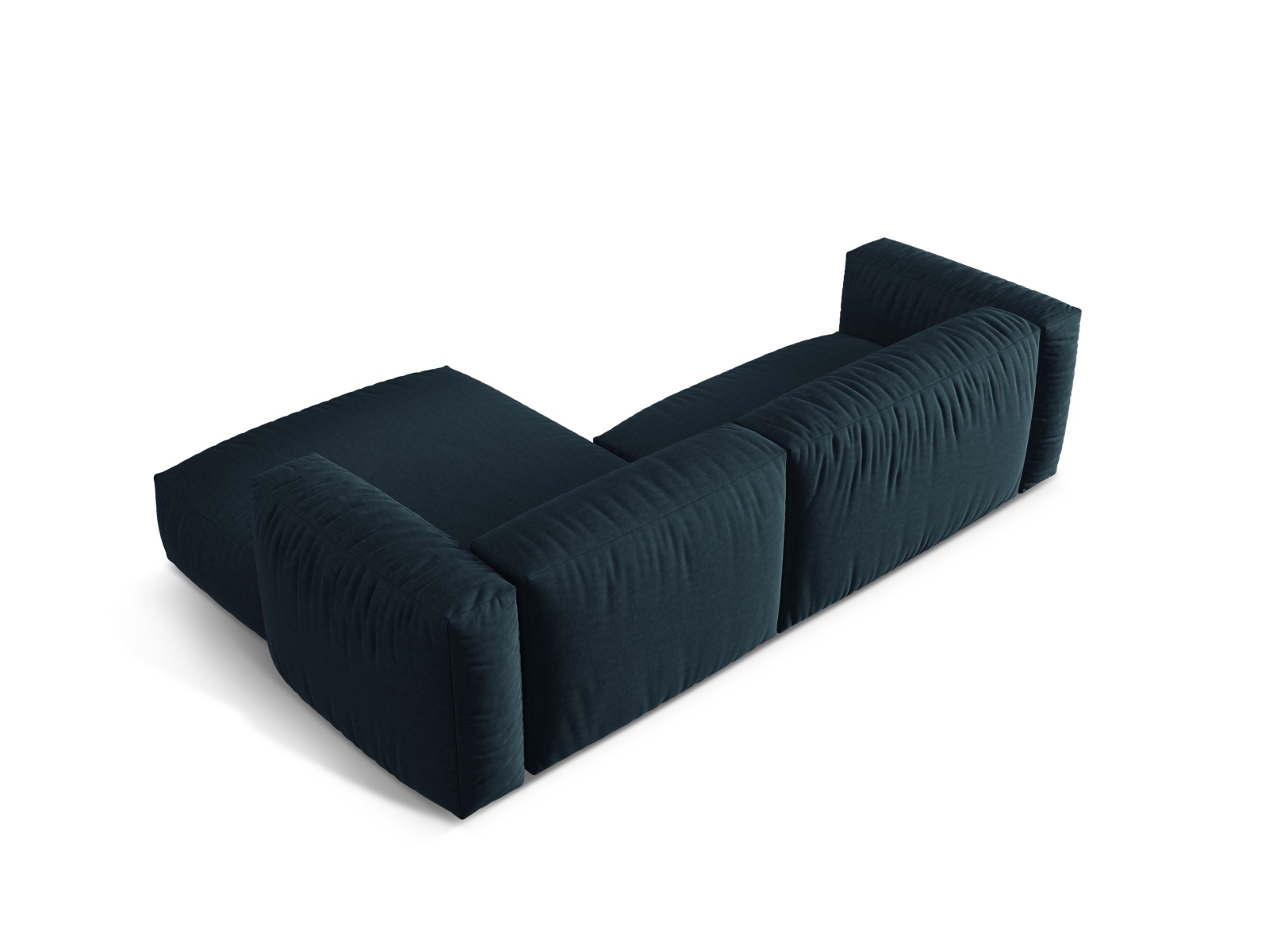 Modular Right Corner Sofa XL, "Martina", 2 Seats, 280x176x75