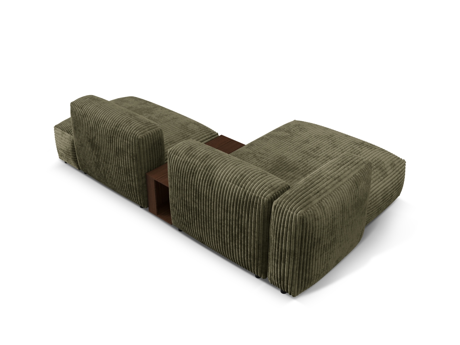 Modular Left Corner Sofa, "Martina", 2 Seats, 285x176x75