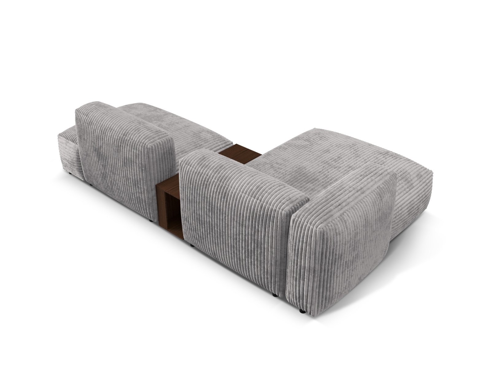Modular Left Corner Sofa, "Martina", 2 Seats, 285x176x75
