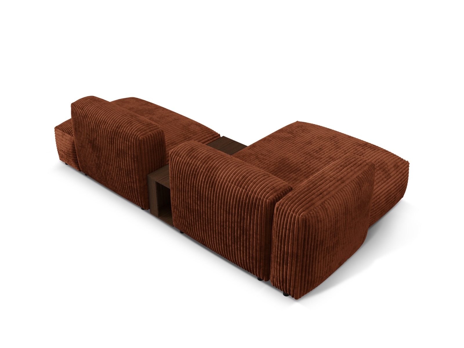 Modular Left Corner Sofa, "Martina", 2 Seats, 285x176x75