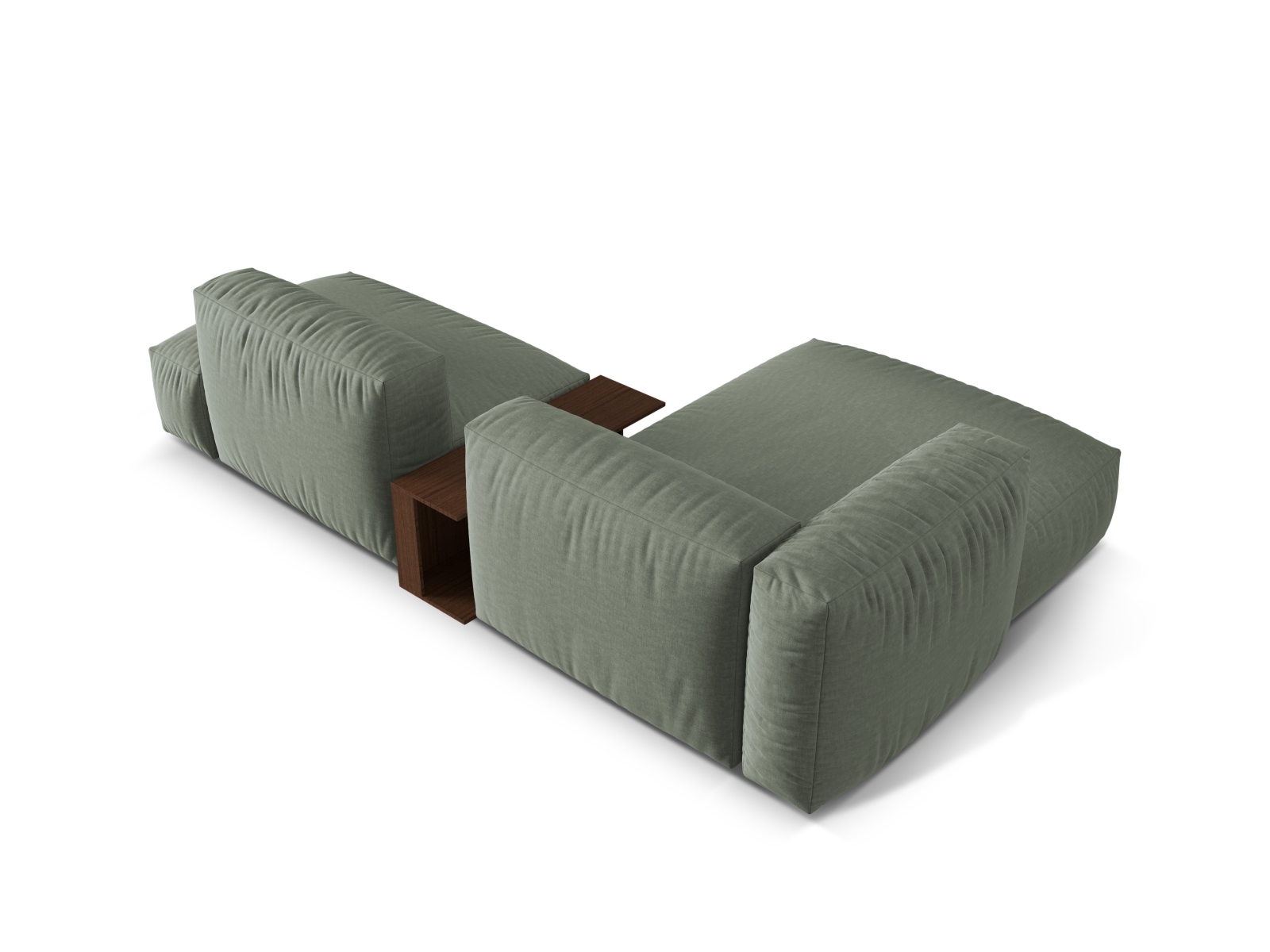 Modular Left Corner Sofa, "Martina", 2 Seats, 285x176x75