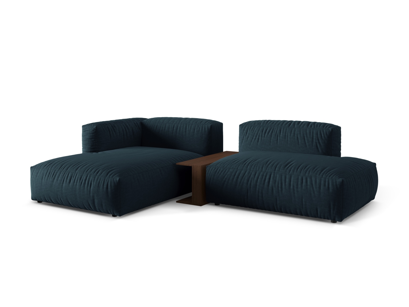 Modular Left Corner Sofa, "Martina", 2 Seats, 285x176x75