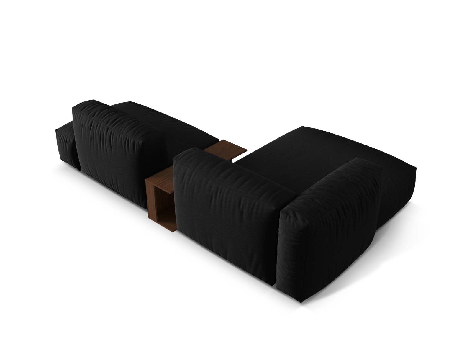 Modular Left Corner Sofa, "Martina", 2 Seats, 285x176x75