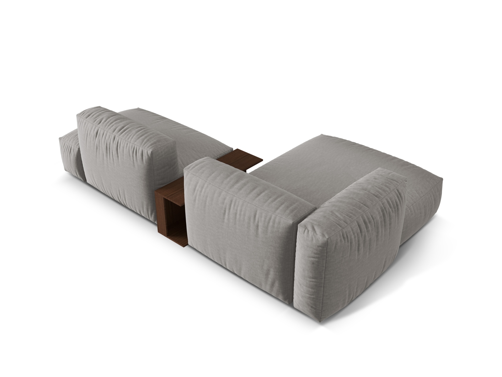 Modular Left Corner Sofa, "Martina", 2 Seats, 285x176x75