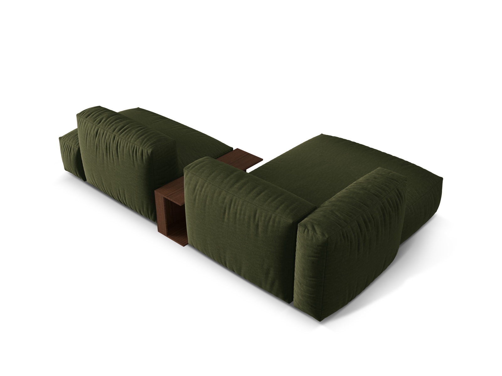 Modular Left Corner Sofa, "Martina", 2 Seats, 285x176x75