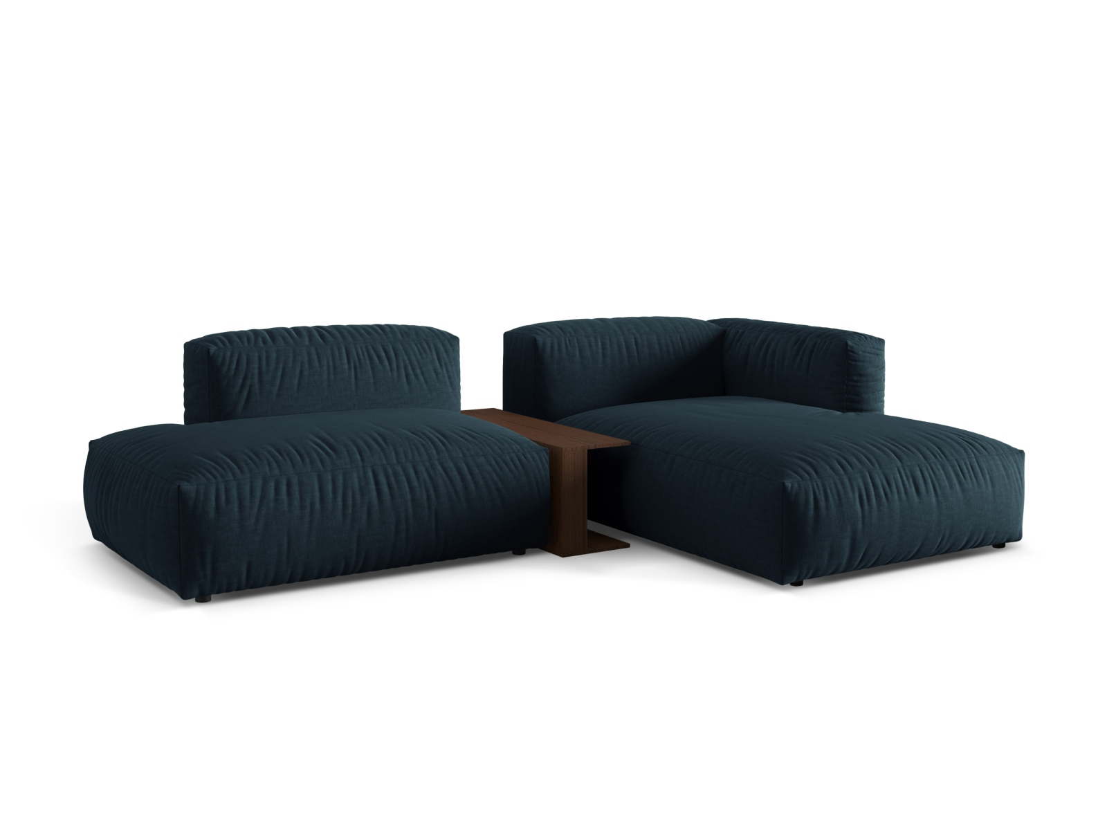 Modular Right Corner Sofa, "Martina", 2 Seats, 285x176x75