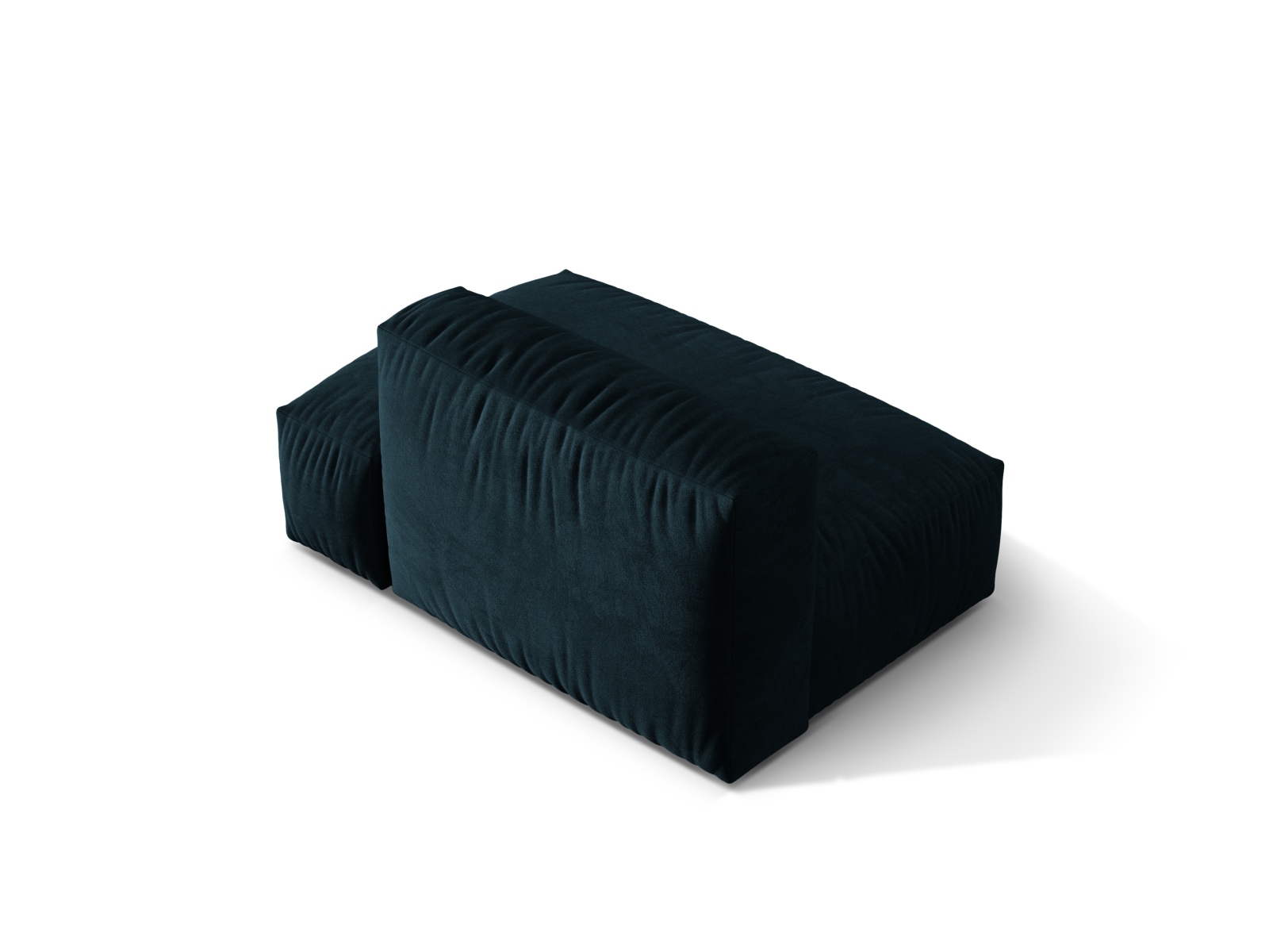 Right Velvet Sofa, "Martina", 2 Seats, 133x106x75