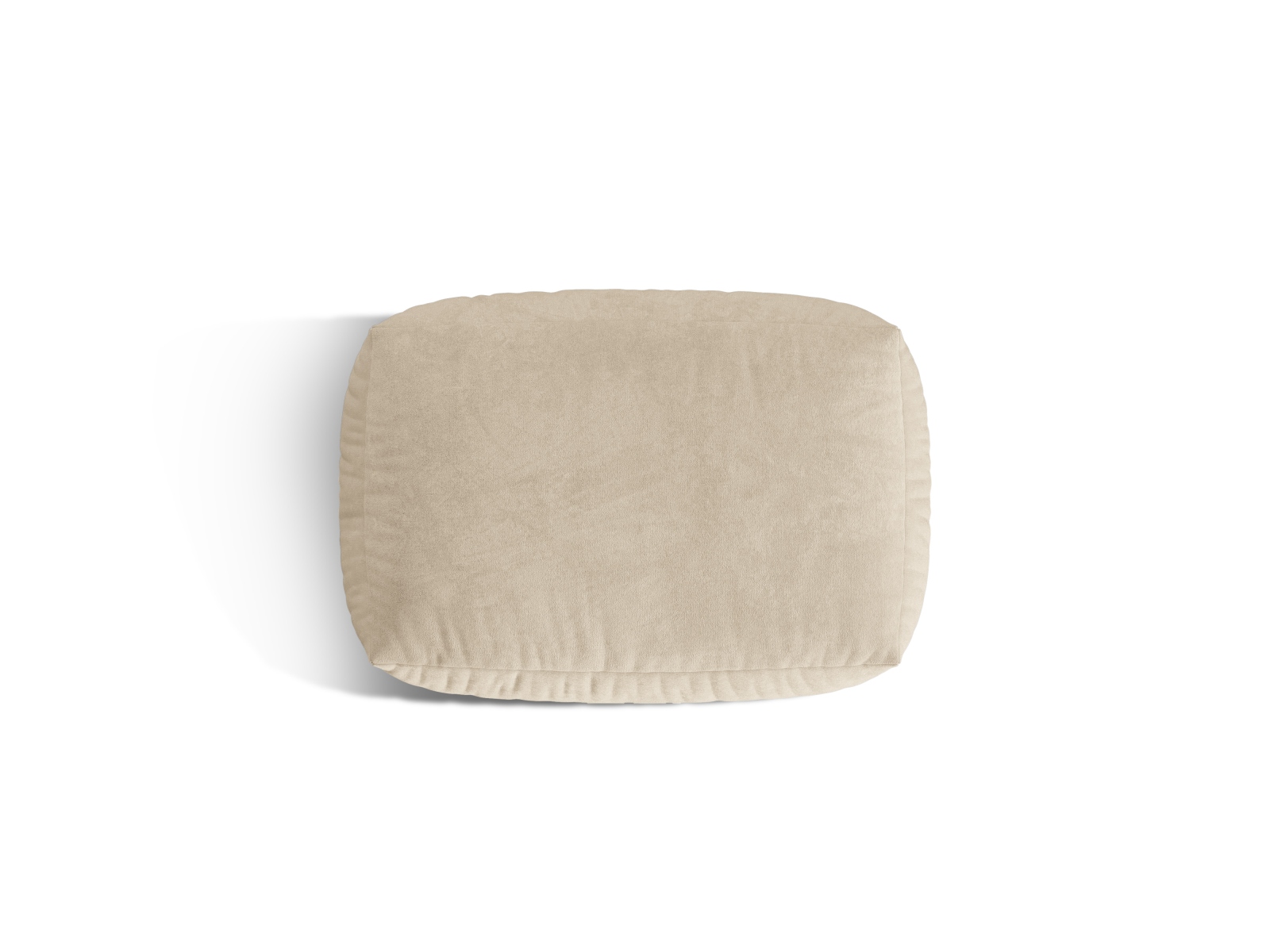 Velvet Pouf, "Martina", 1 Seat, 95x65x44