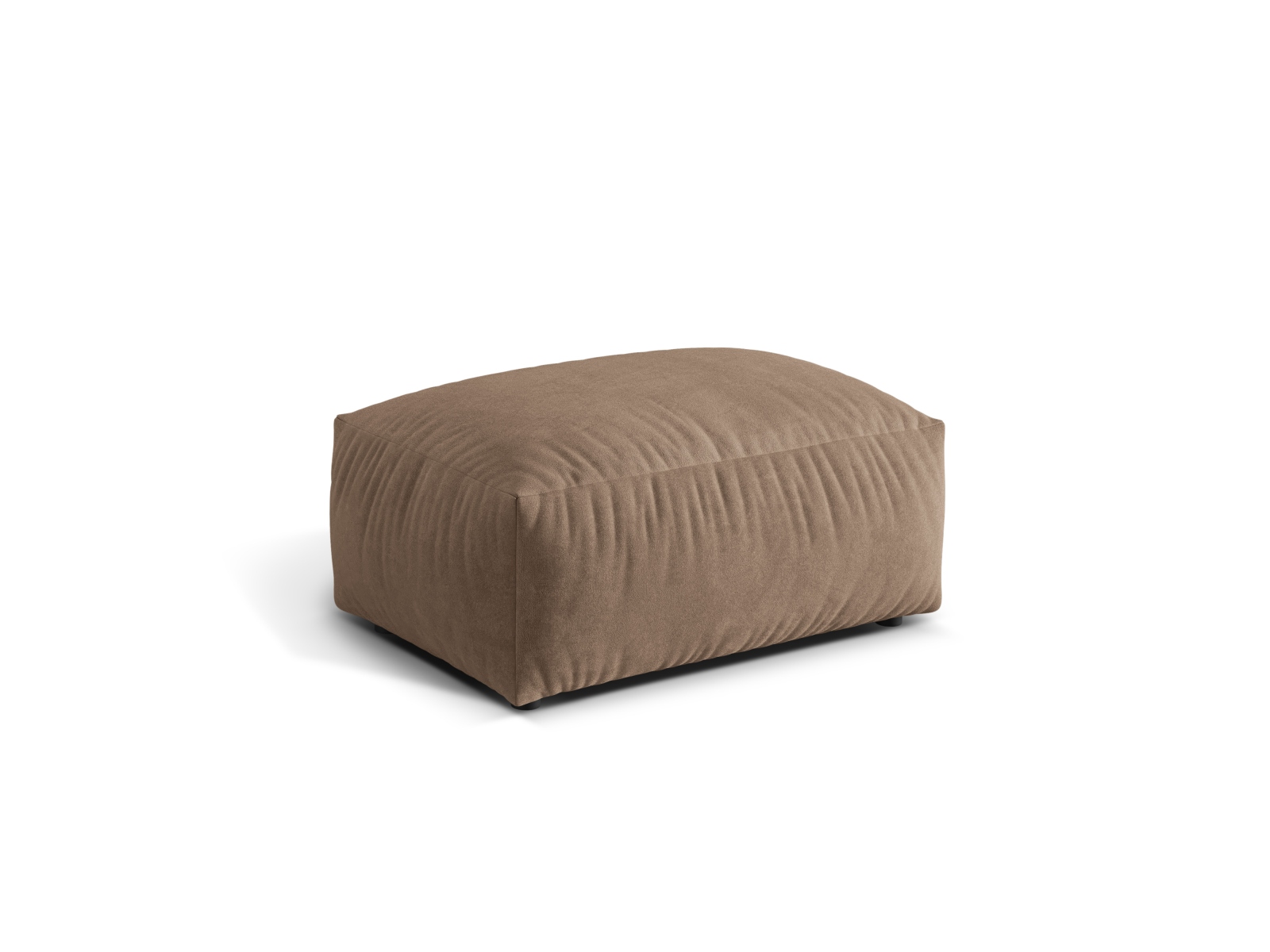 Velvet Pouf, "Martina", 1 Seat, 95x65x44