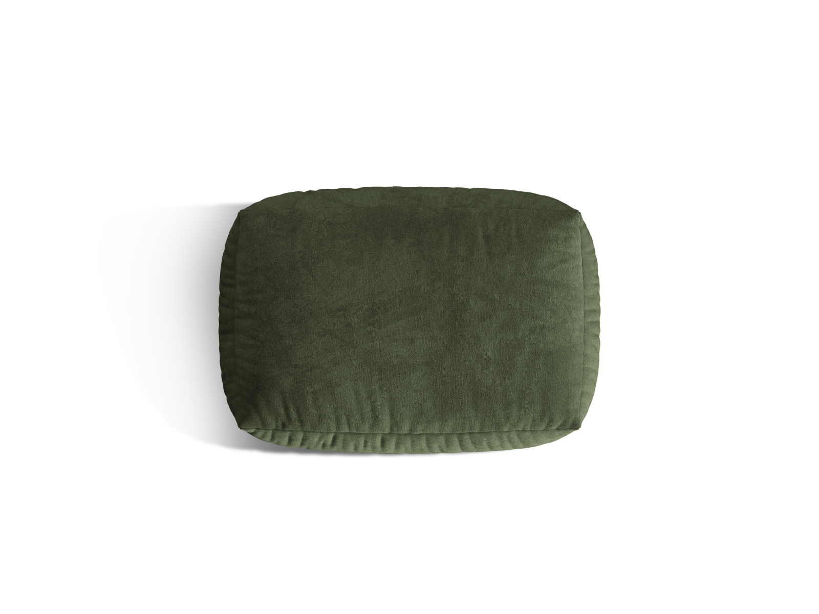 Velvet Pouf, "Martina", 1 Seat, 95x65x44