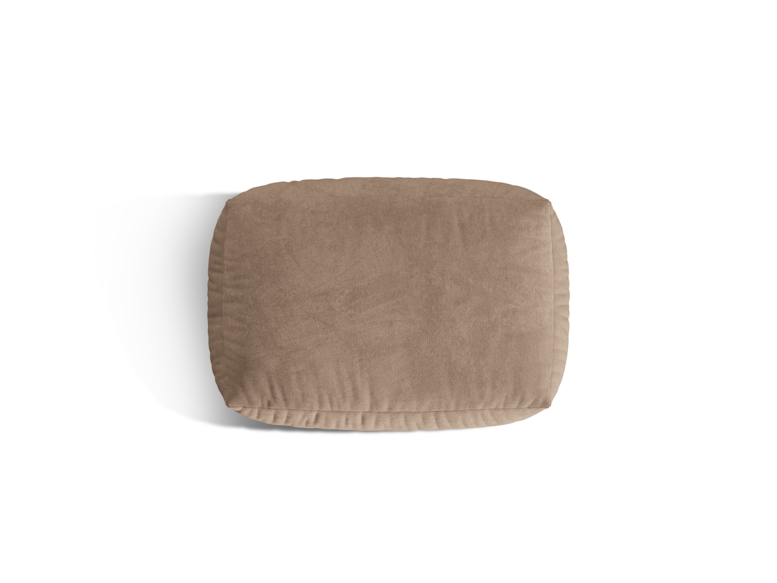 Velvet Pouf, "Martina", 1 Seat, 95x65x44