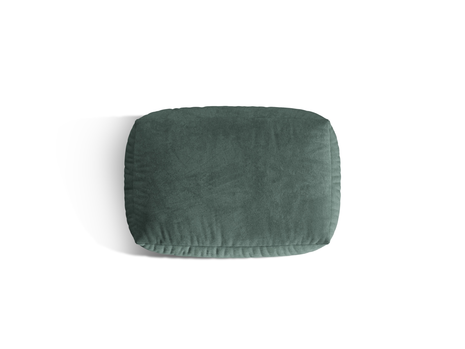 Velvet Pouf, "Martina", 1 Seat, 95x65x44