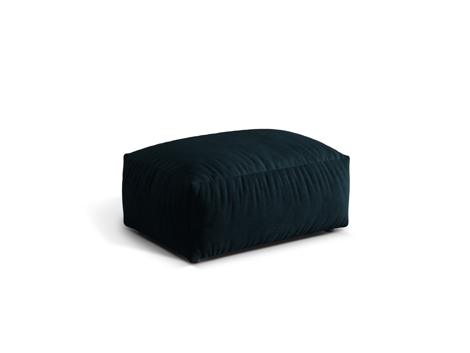 Velvet Pouf, "Martina", 1 Seat, 95x65x44