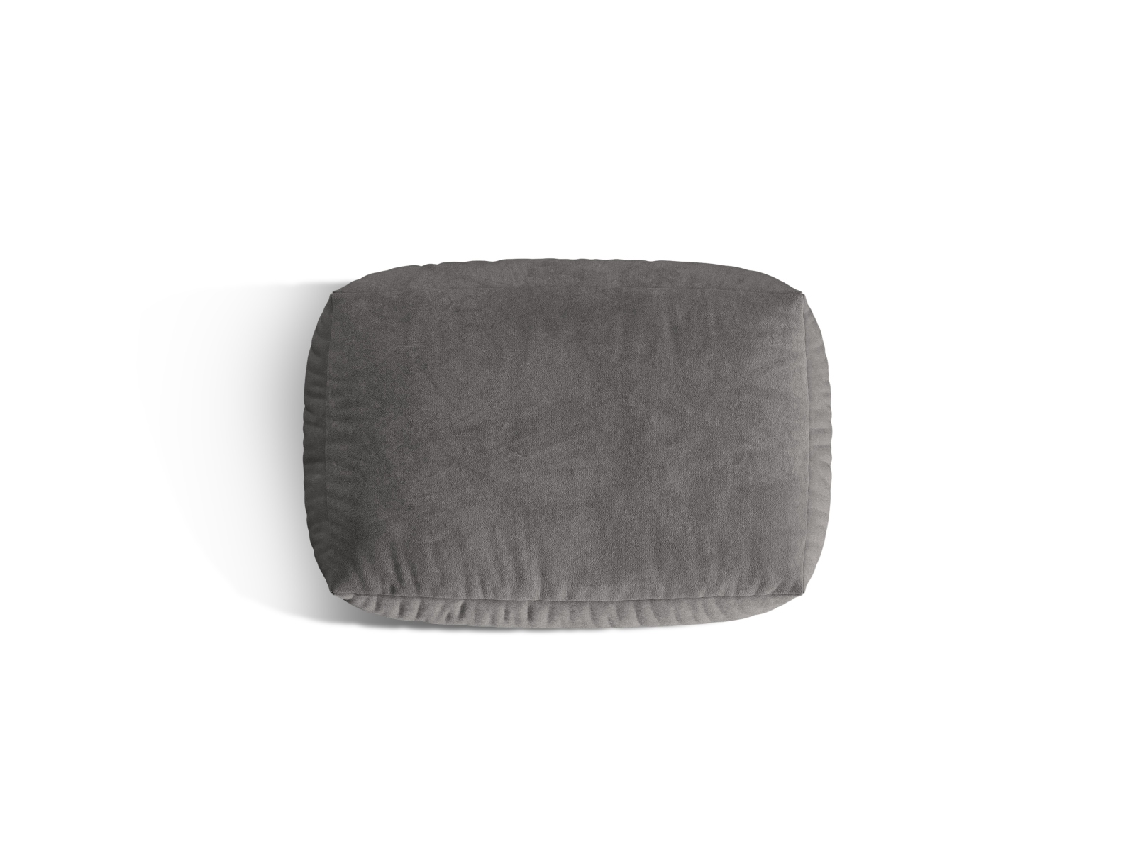 Velvet Pouf, "Martina", 1 Seat, 95x65x44