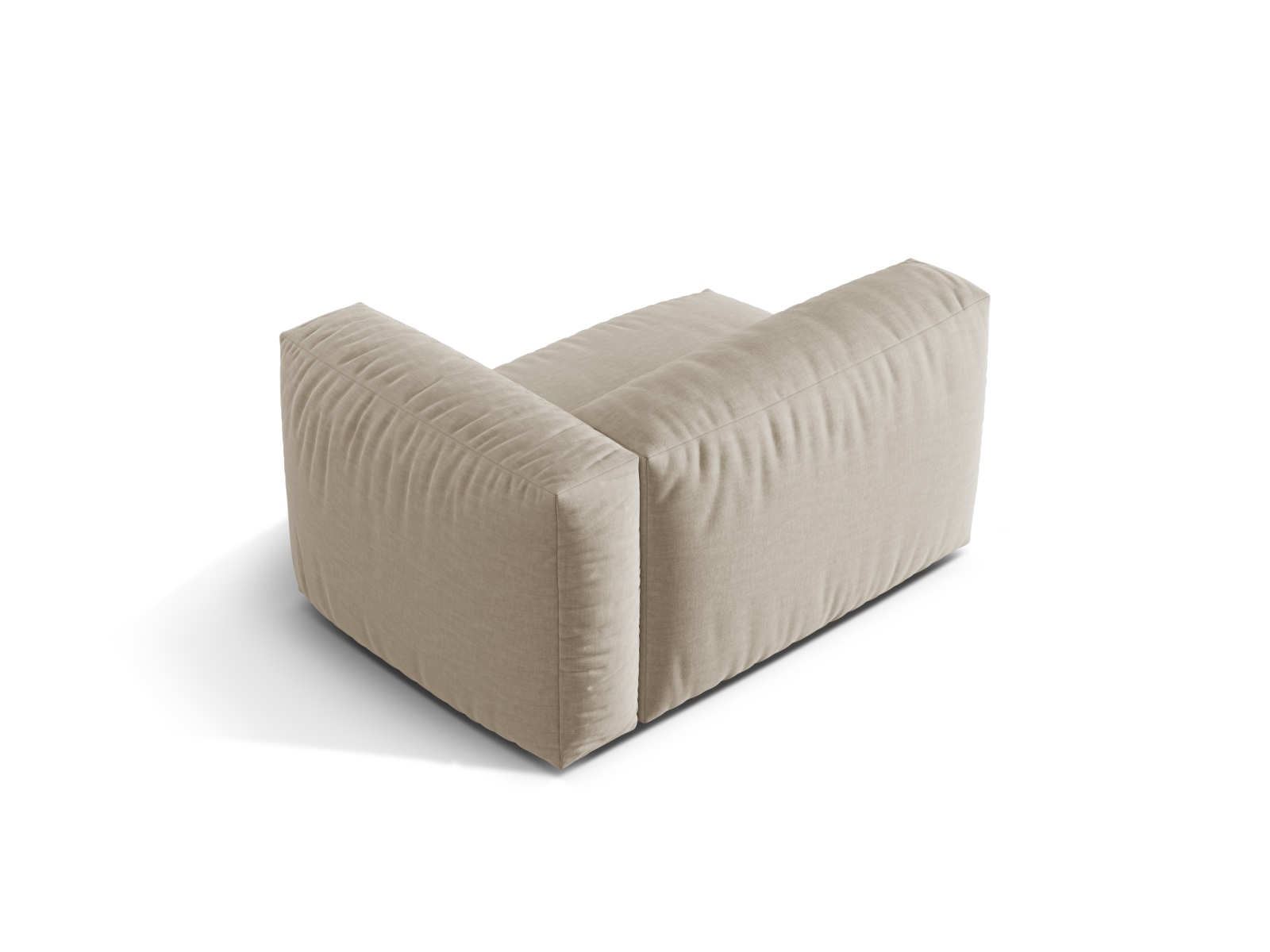 Right Wide Single Seat, "Martina", 1 Seat, 120x106x75