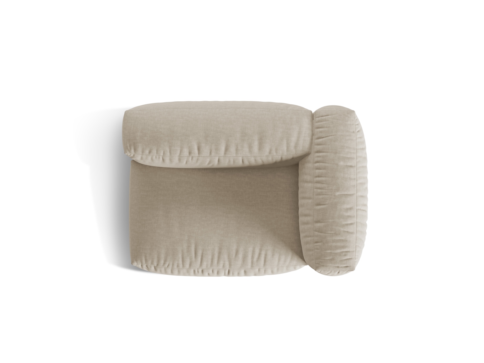 Right Wide Single Seat, "Martina", 1 Seat, 120x106x75