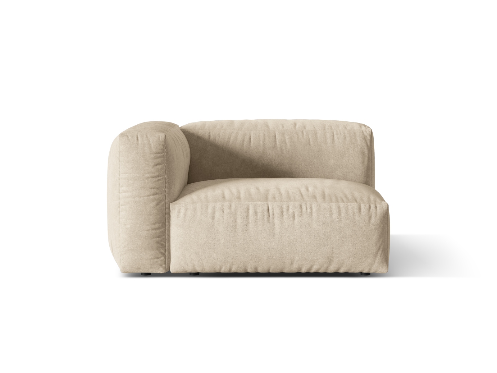 Left Wide Single Seat, "Martina", 1 Seat, 120x106x75