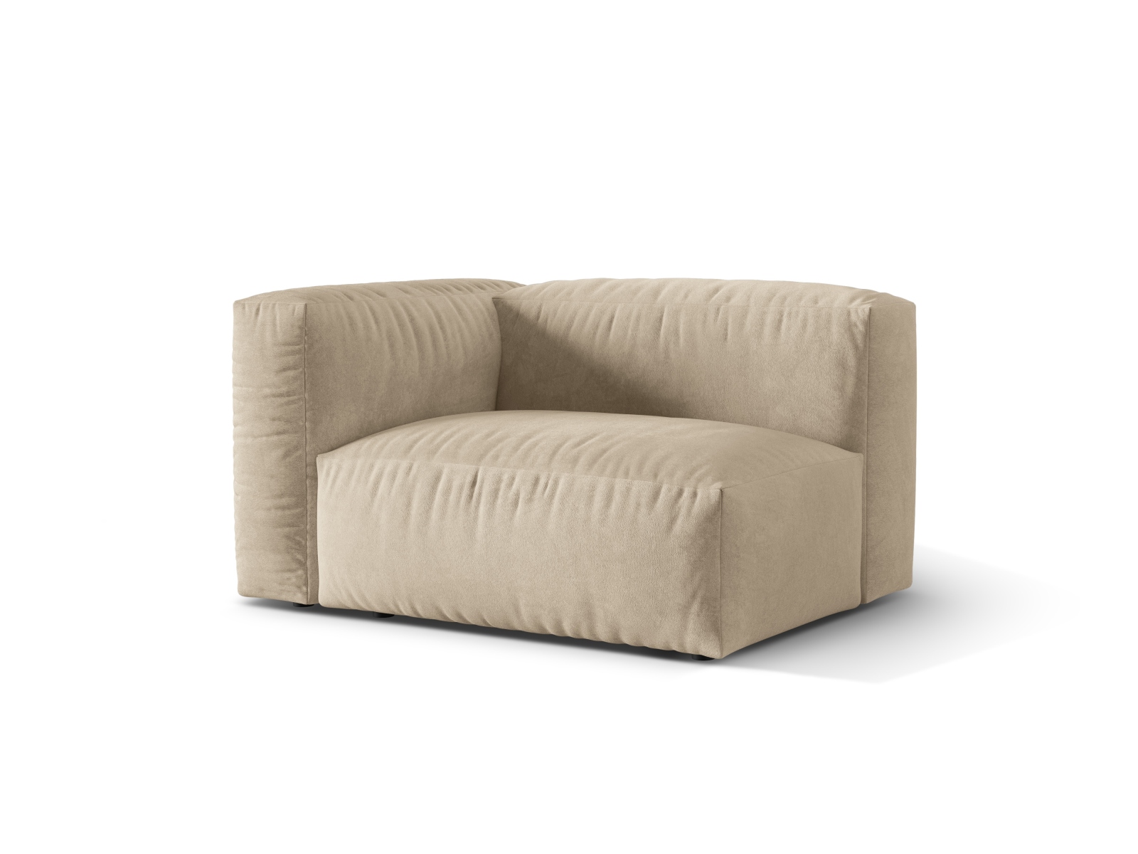 Left Wide Single Seat, "Martina", 1 Seat, 120x106x75