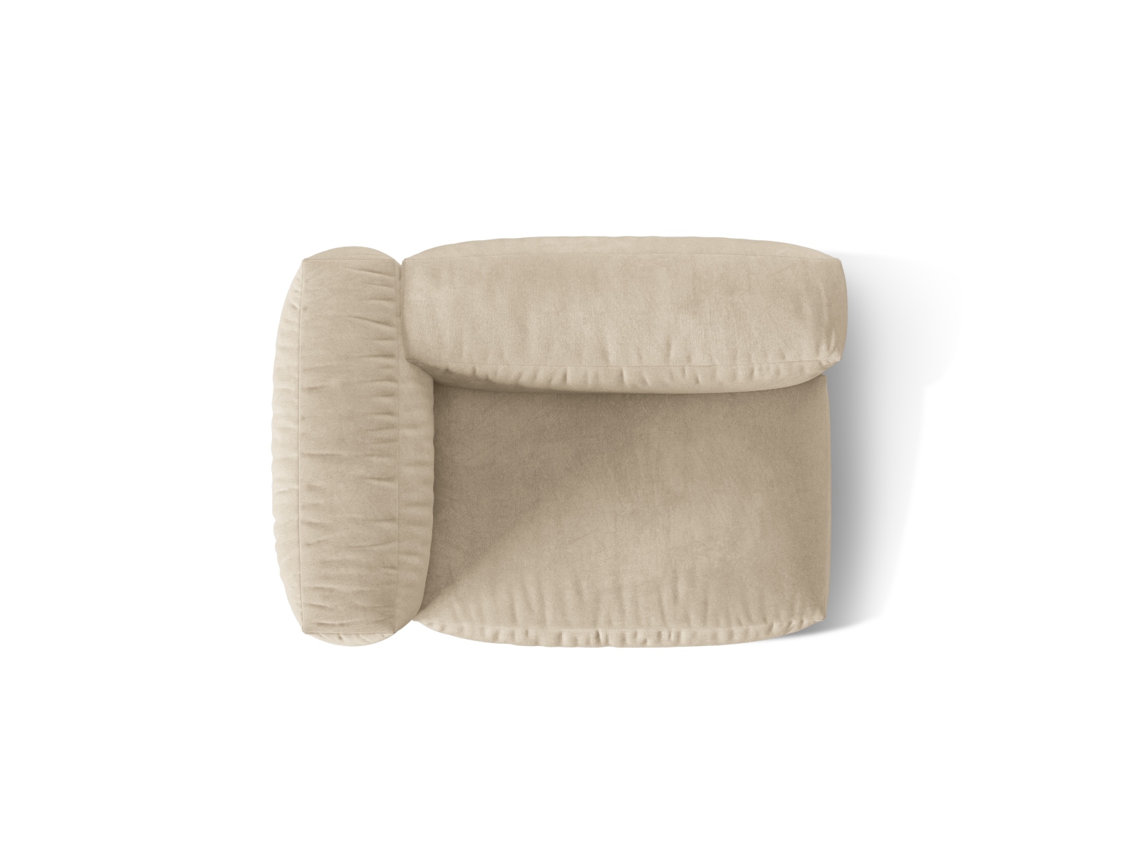 Left Wide Single Seat, "Martina", 1 Seat, 120x106x75