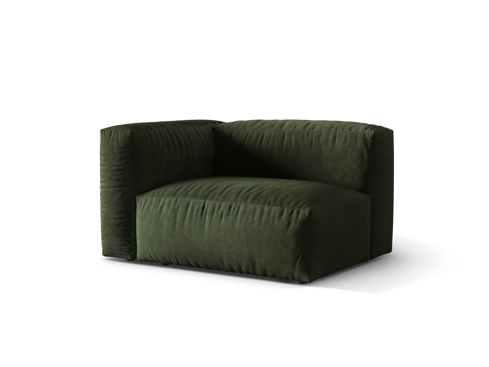 Left Wide Single Seat, "Martina", 1 Seat, 120x106x75