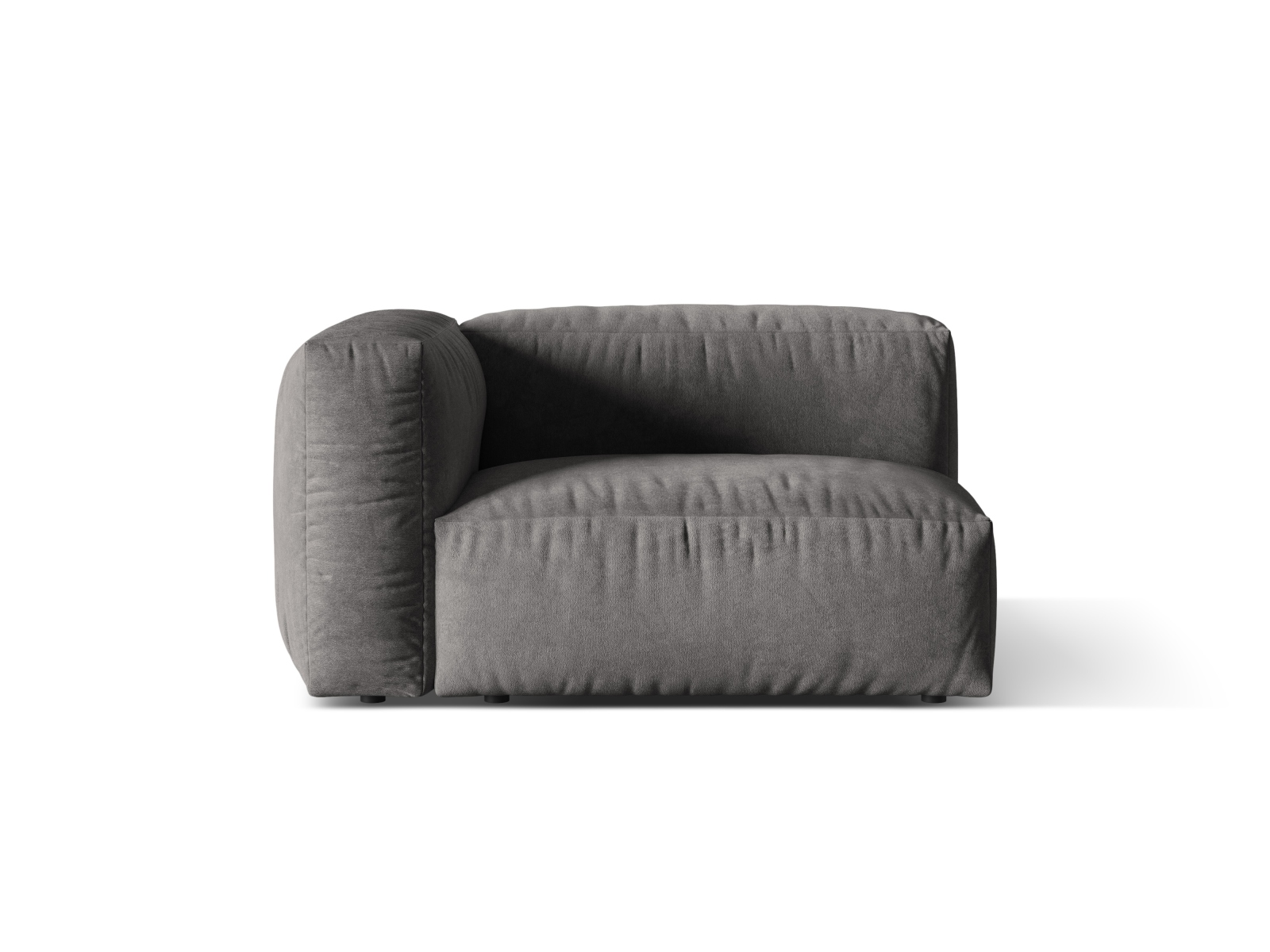Left Wide Single Seat, "Martina", 1 Seat, 120x106x75