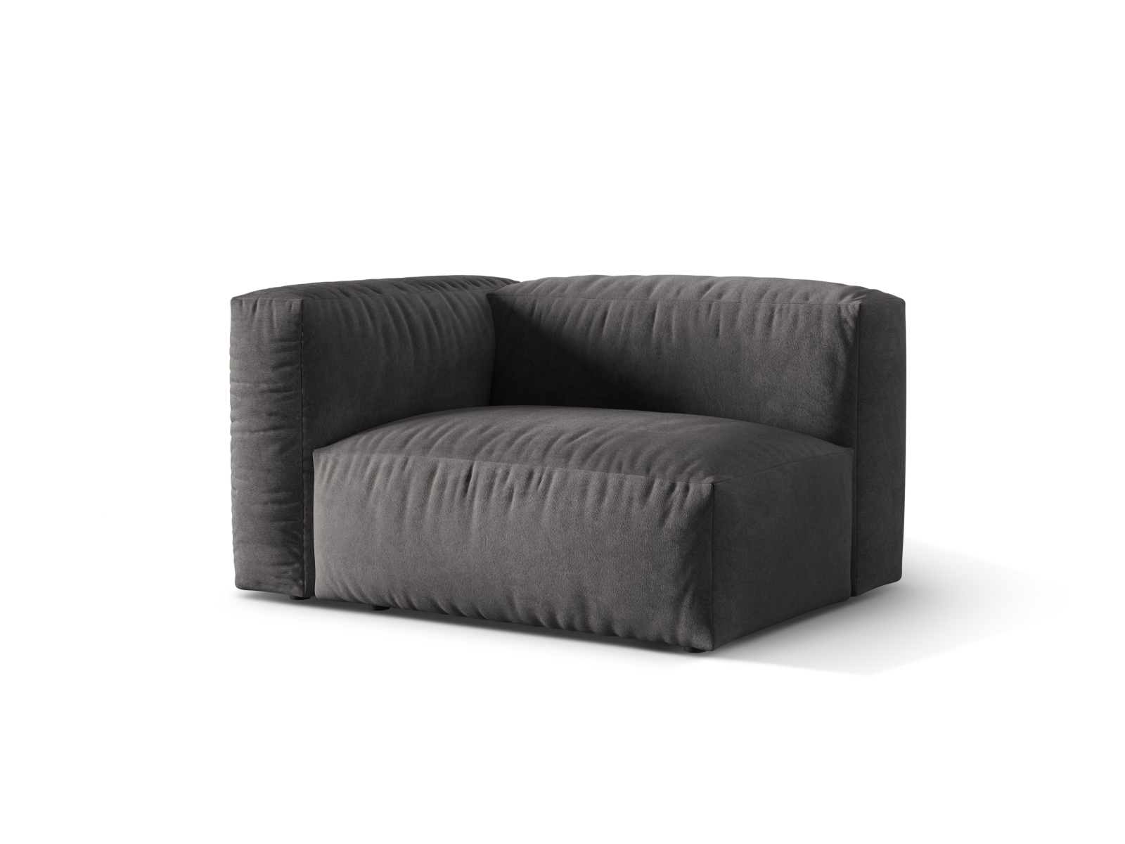 Left Wide Single Seat, "Martina", 1 Seat, 120x106x75