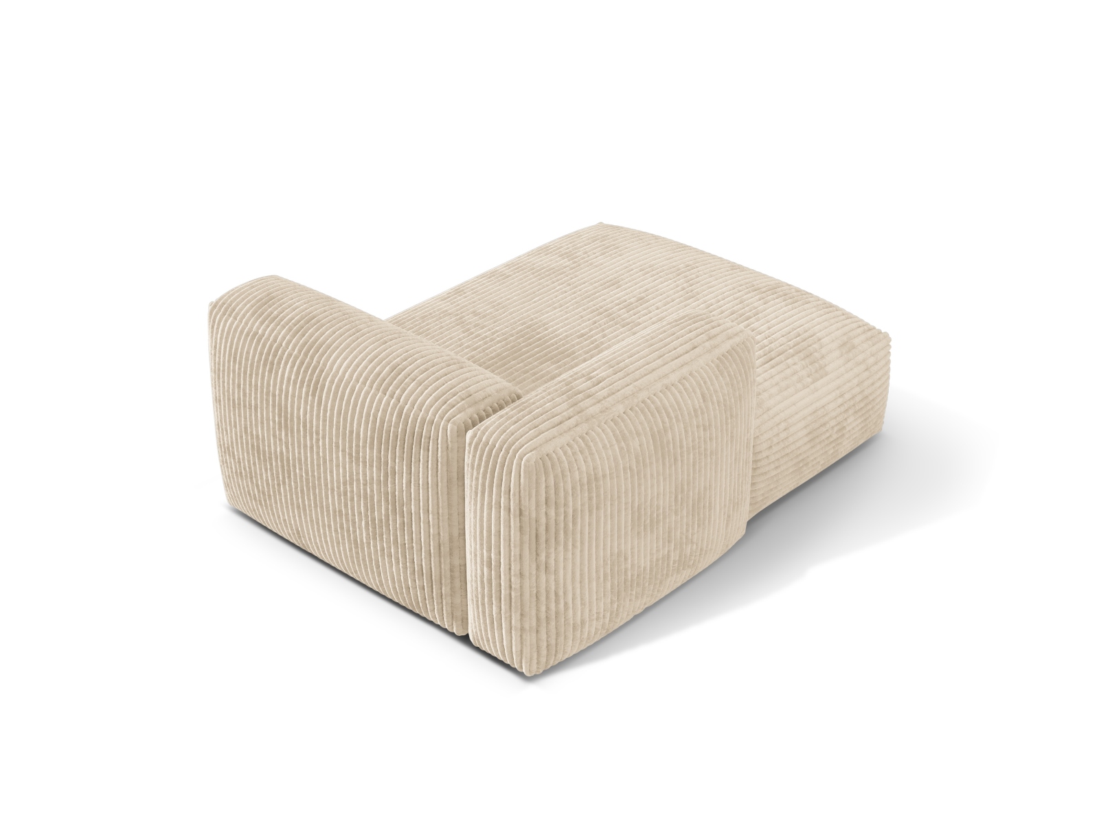 Chaise Longue Left, "Martina", 1 Seat, 120x176x75