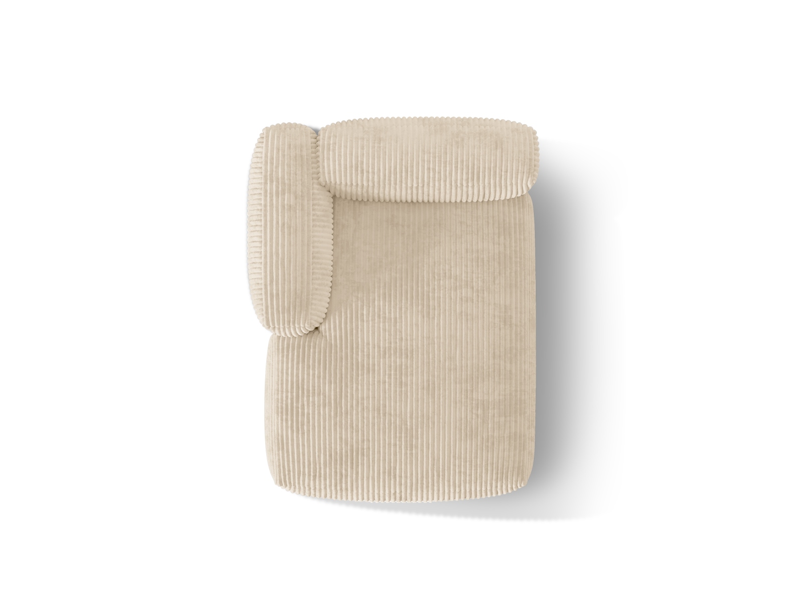 Chaise Longue Left, "Martina", 1 Seat, 120x176x75