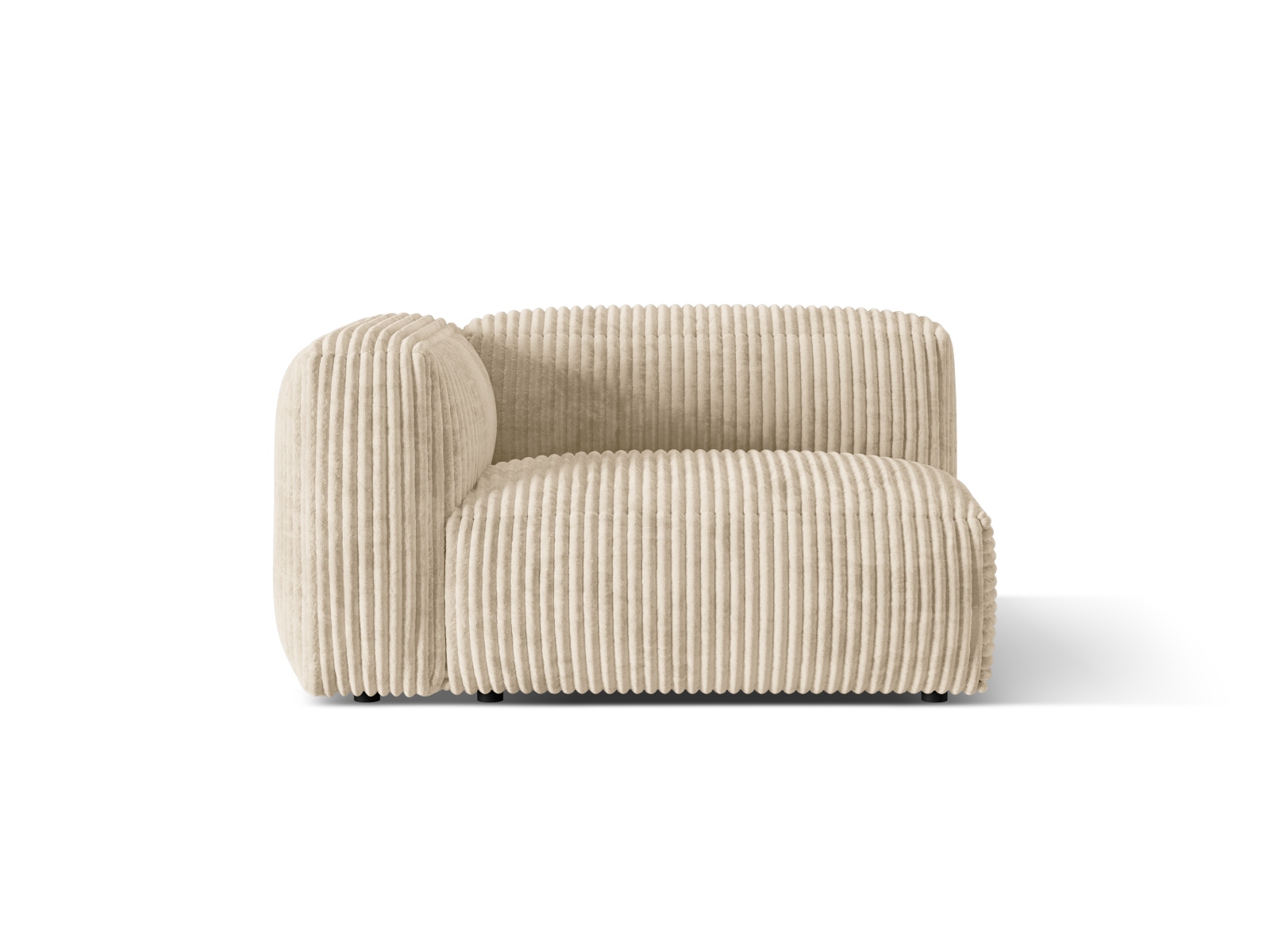 Left Wide Single Seat, "Martina", 1 Seat, 120x106x75