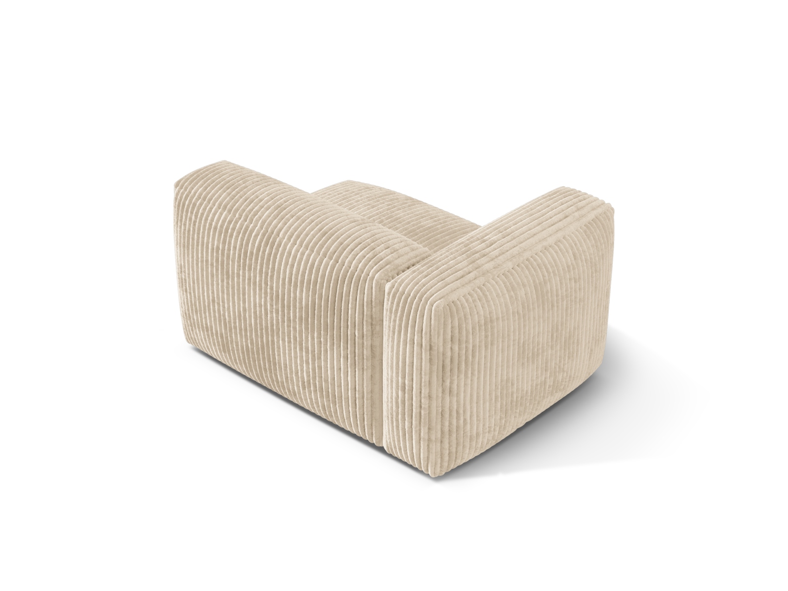 Left Wide Single Seat, "Martina", 1 Seat, 120x106x75