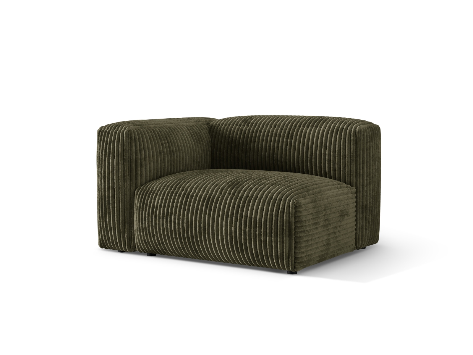 Left Wide Single Seat, "Martina", 1 Seat, 120x106x75