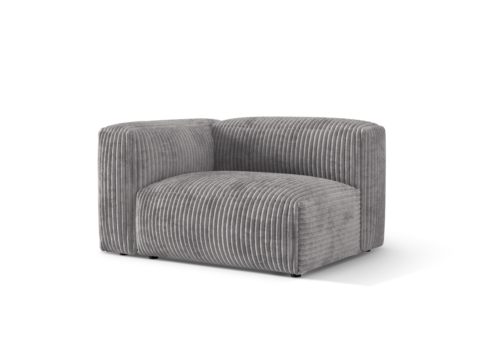 Left Wide Single Seat, "Martina", 1 Seat, 120x106x75