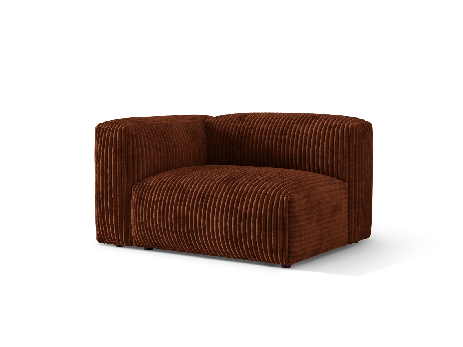Left Wide Single Seat, "Martina", 1 Seat, 120x106x75