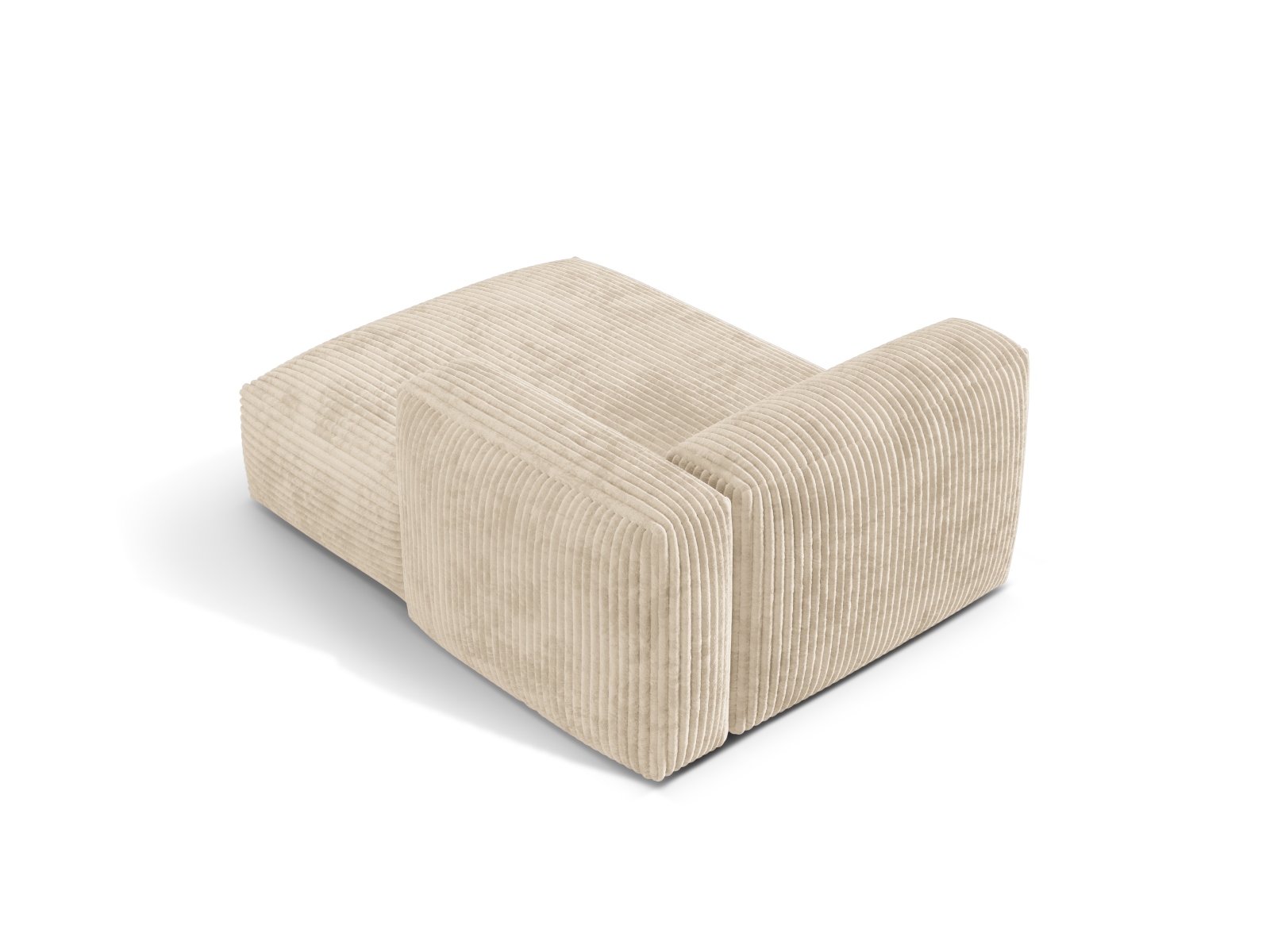 Chaise Longue Right, "Martina", 1 Seat, 120x176x75