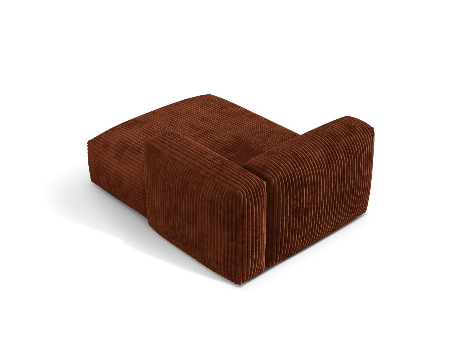 Chaise Longue Right, "Martina", 1 Seat, 120x176x75
