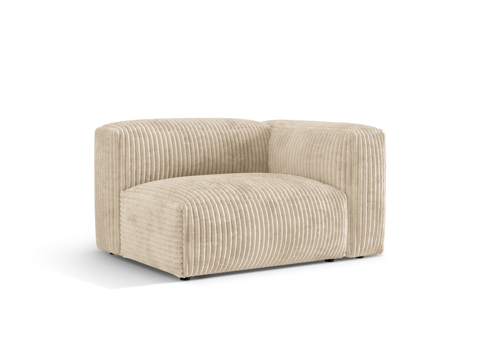Right Wide Single Seat, "Martina", 1 Seat, 120x106x75