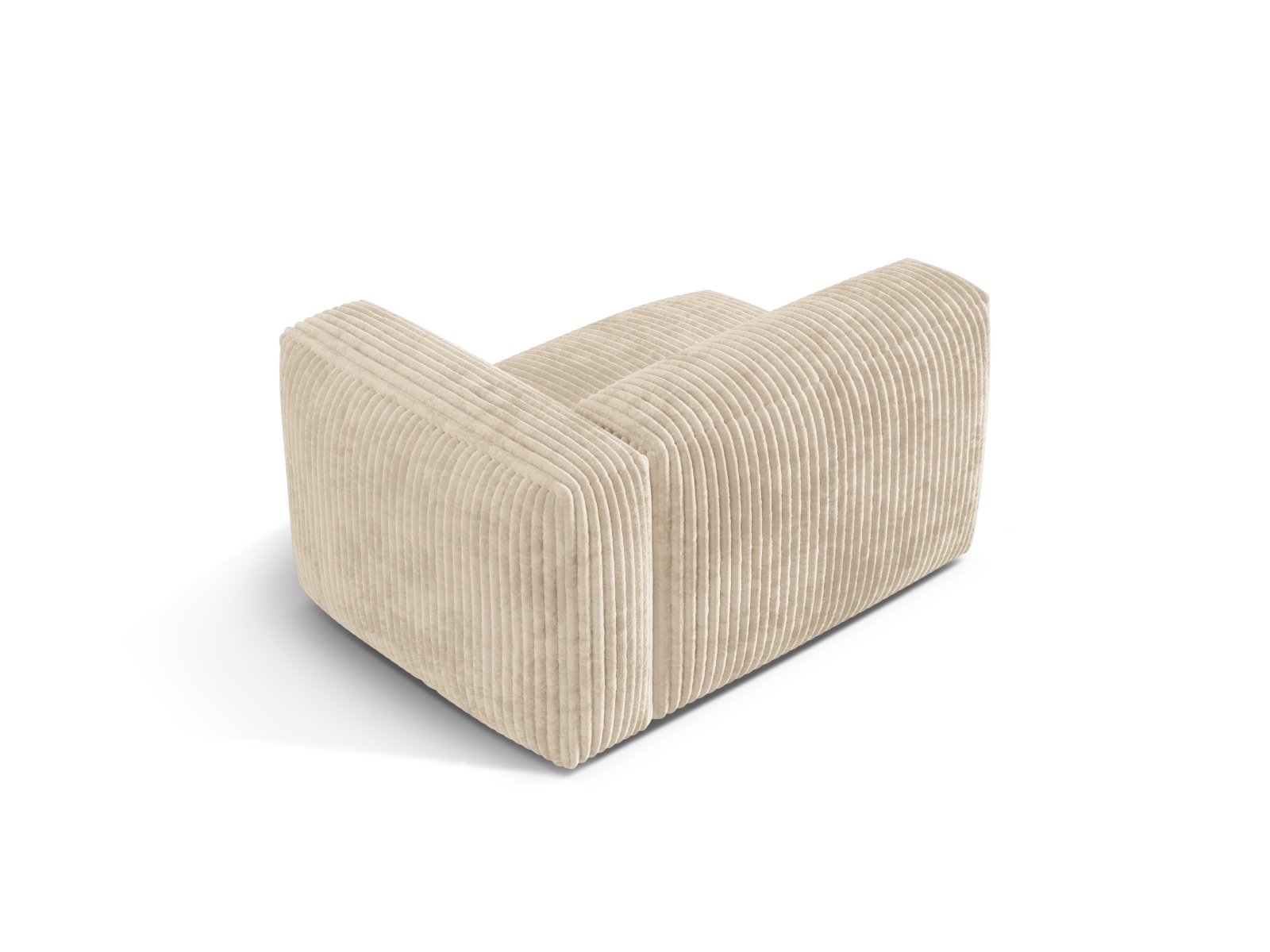 Right Wide Single Seat, "Martina", 1 Seat, 120x106x75