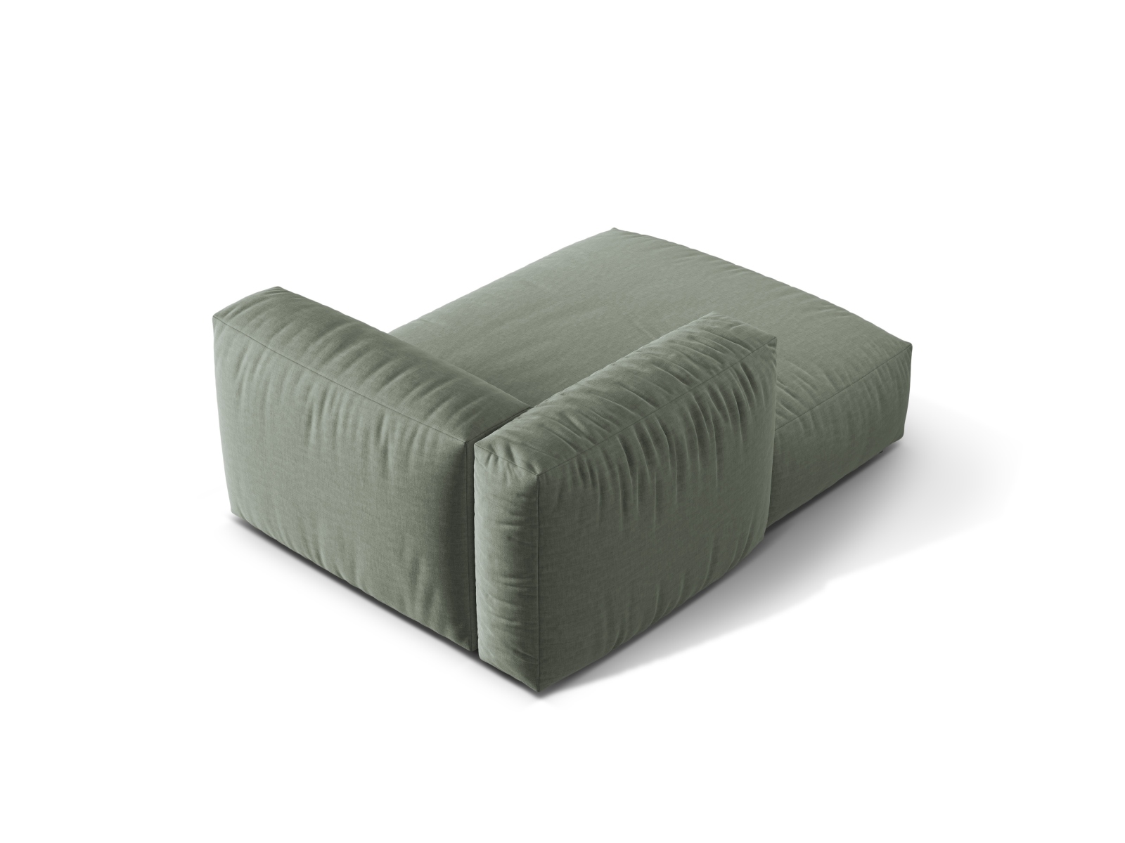 Chaise Longue Left, "Martina", 1 Seat, 120x176x75