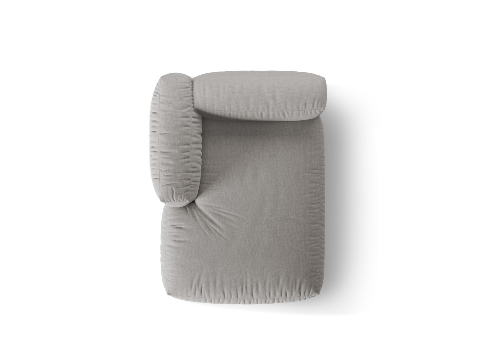 Chaise Longue Left, "Martina", 1 Seat, 120x176x75