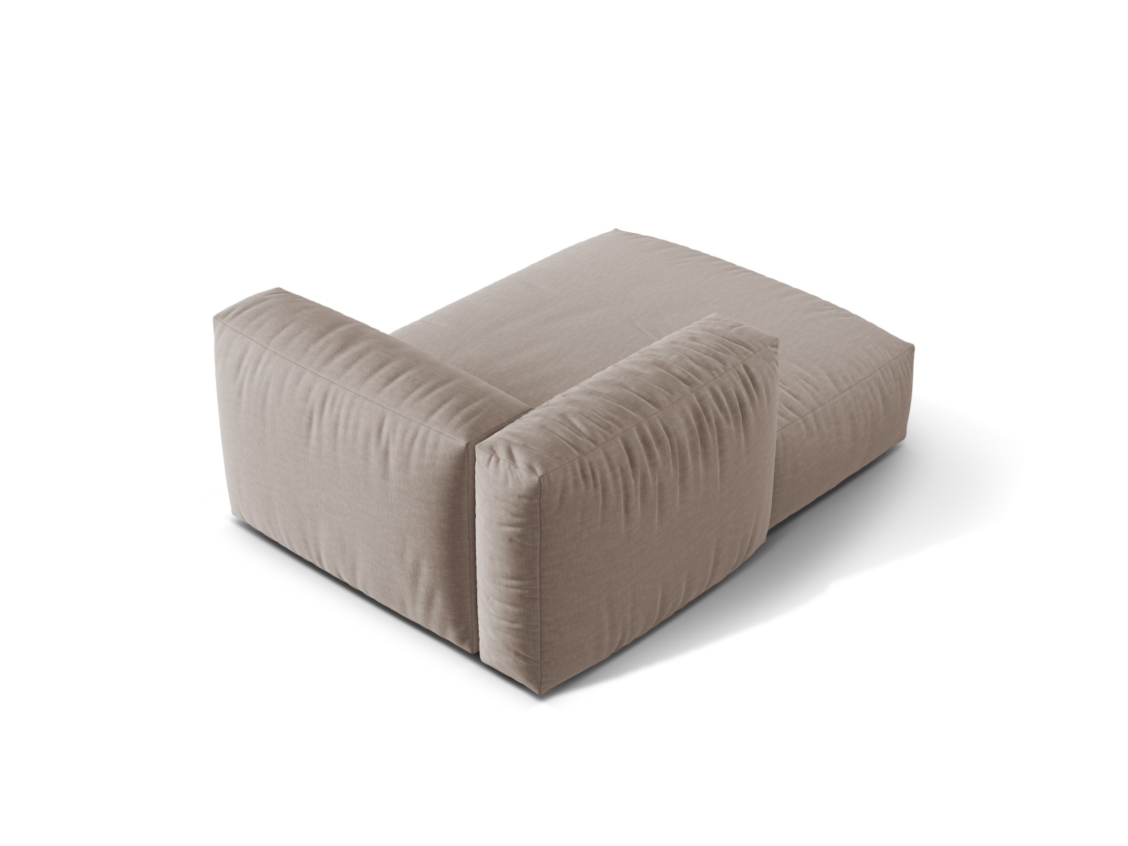 Chaise Longue Left, "Martina", 1 Seat, 120x176x75