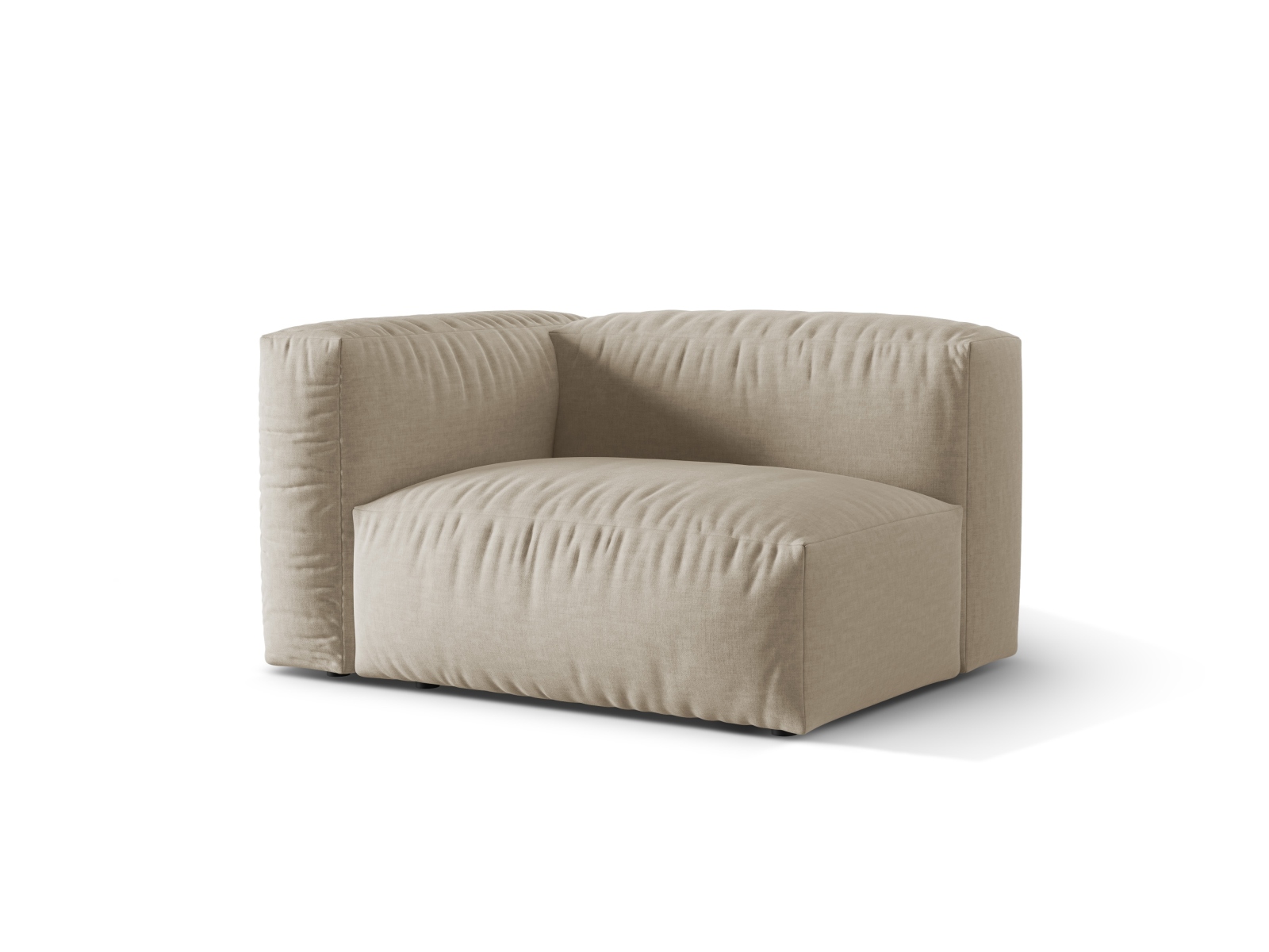 Left Wide Single Seat, "Martina", 1 Seat, 120x106x75