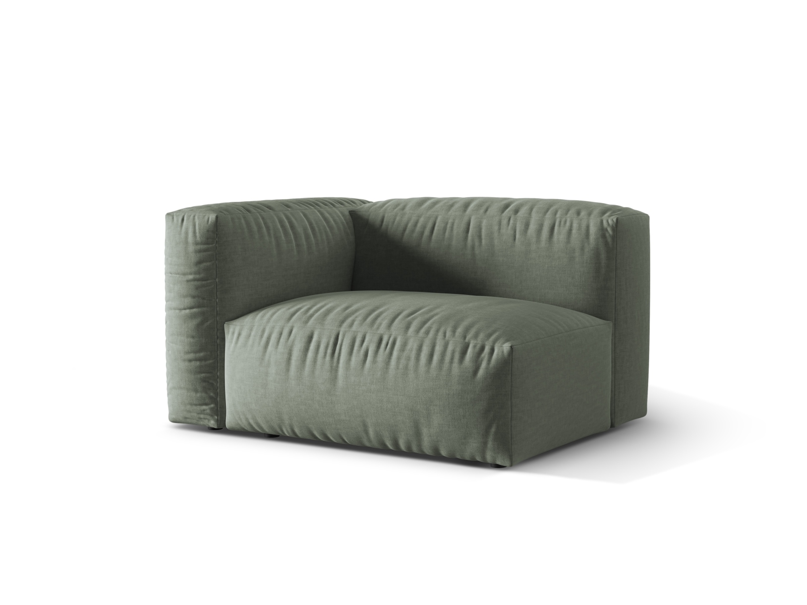 Left Wide Single Seat, "Martina", 1 Seat, 120x106x75