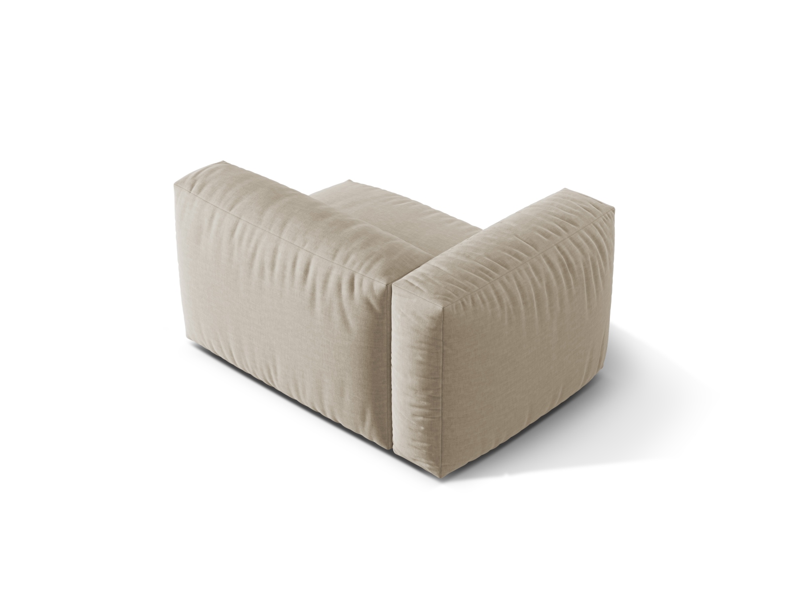 Left Wide Single Seat, "Martina", 1 Seat, 120x106x75