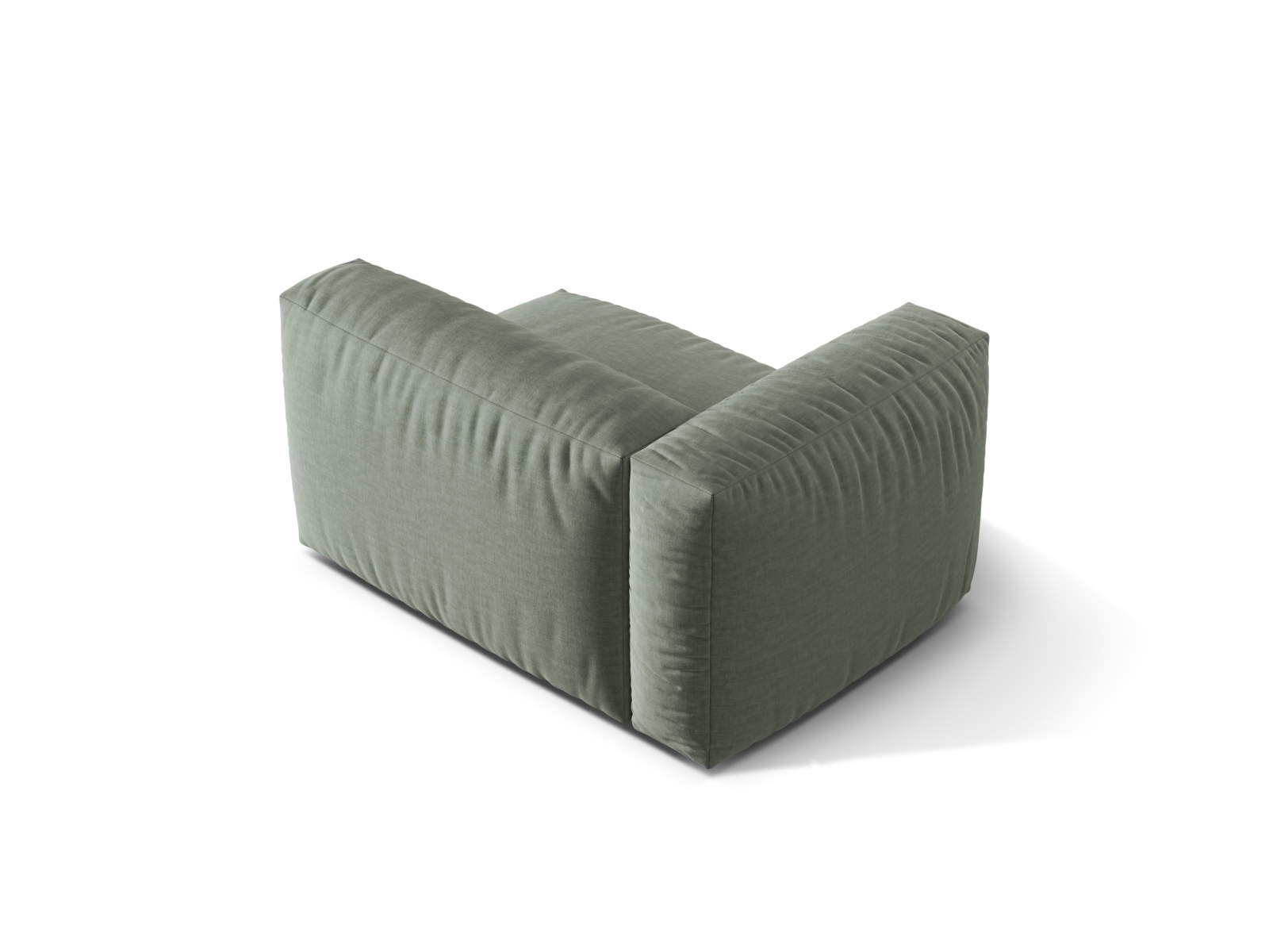 Left Wide Single Seat, "Martina", 1 Seat, 120x106x75