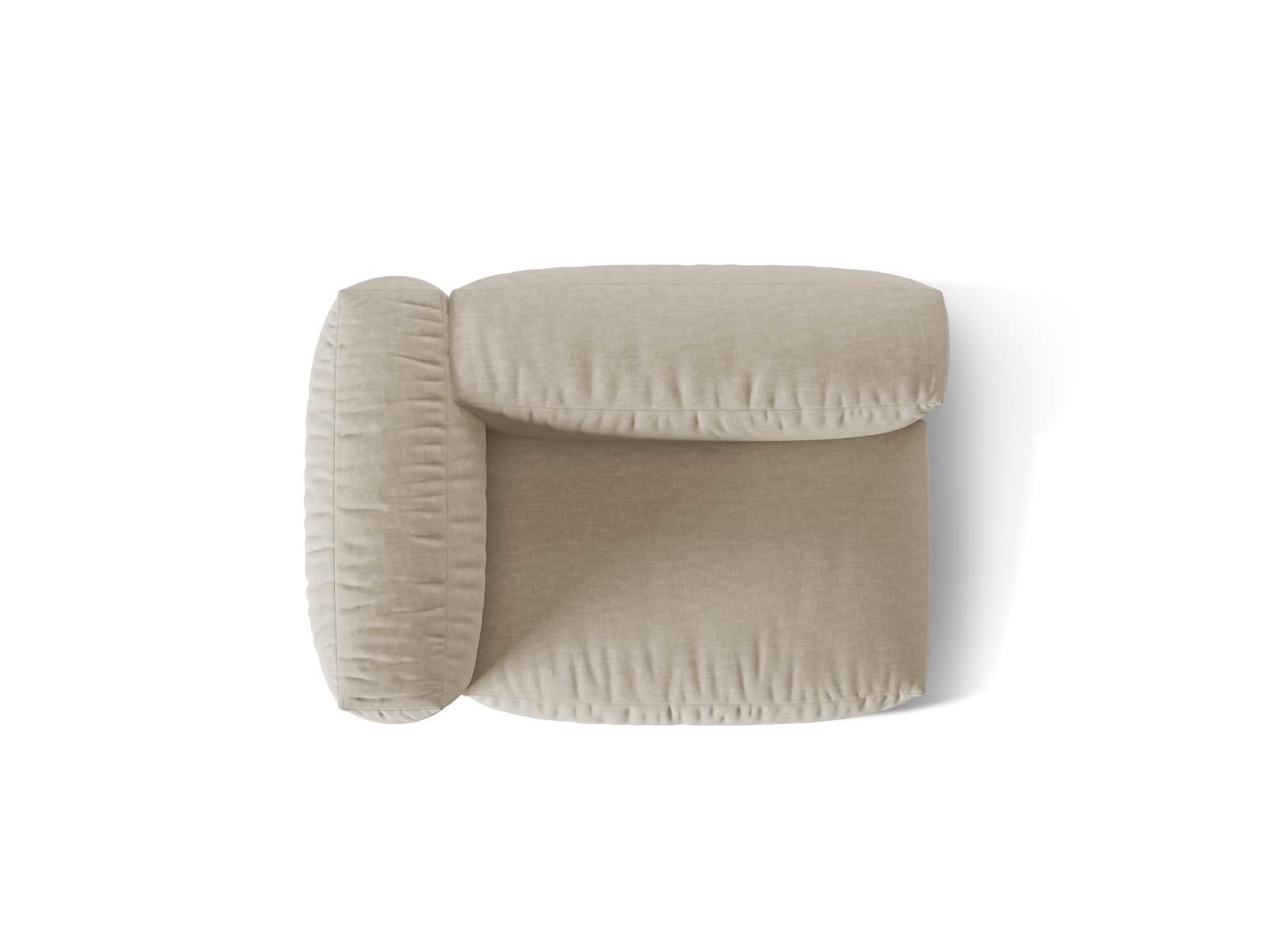 Left Wide Single Seat, "Martina", 1 Seat, 120x106x75