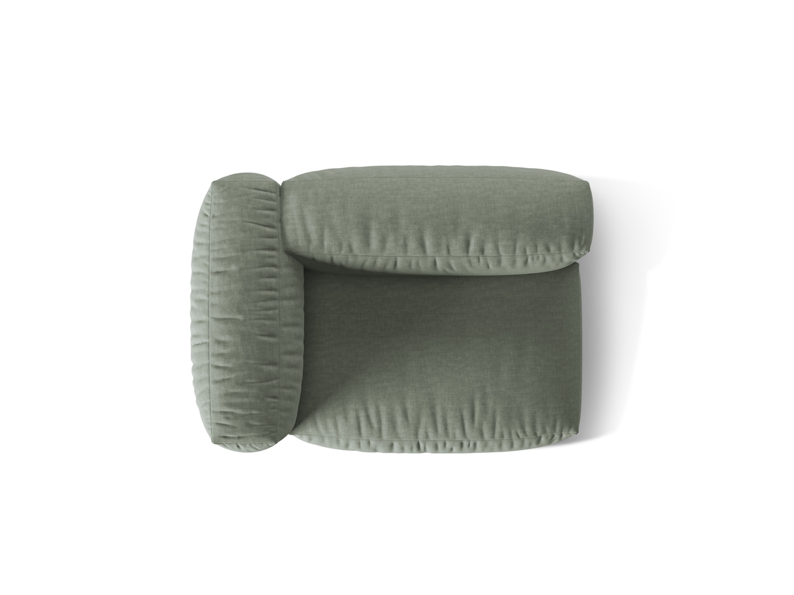 Left Wide Single Seat, "Martina", 1 Seat, 120x106x75