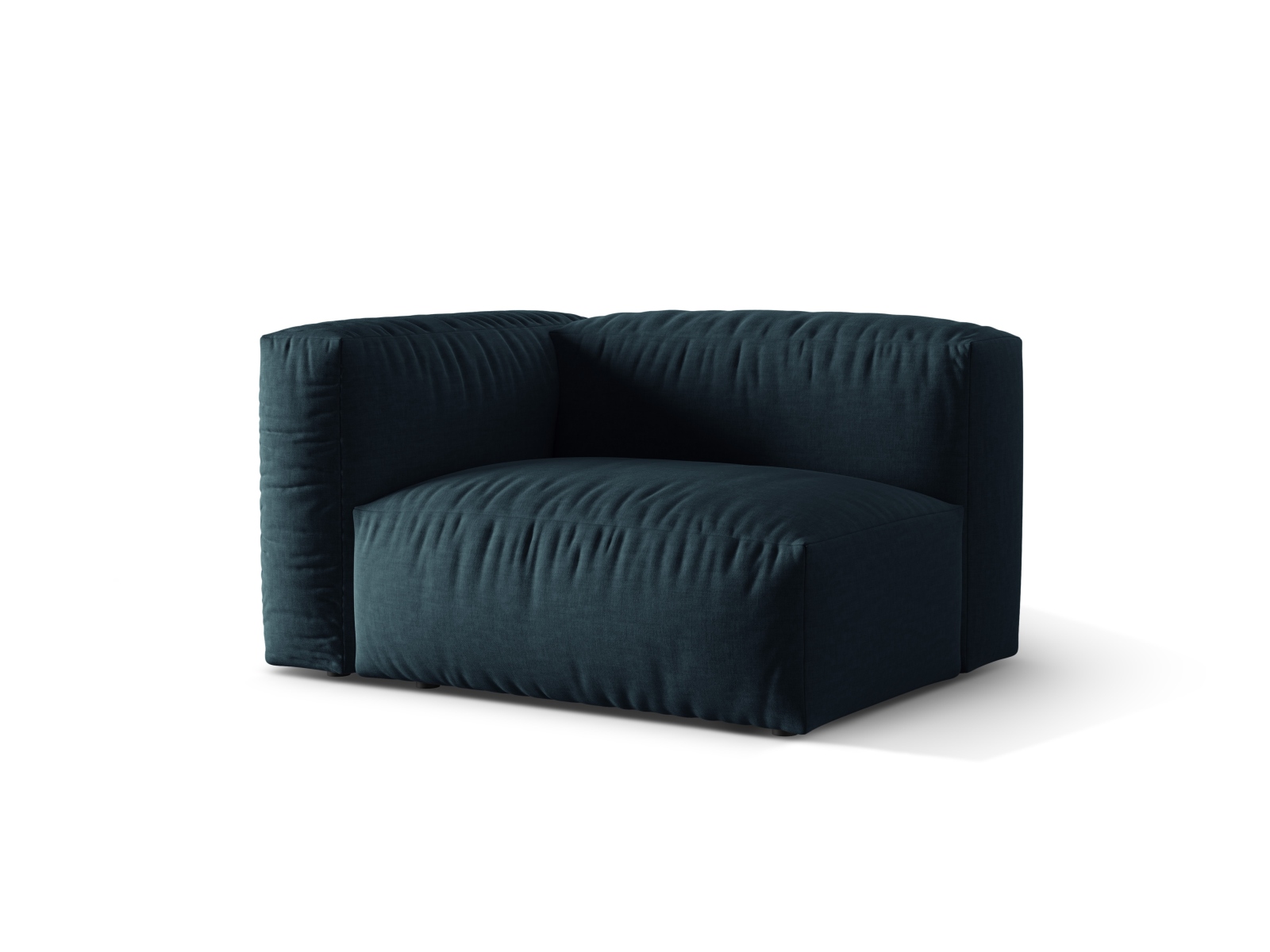 Left Wide Single Seat, "Martina", 1 Seat, 120x106x75
