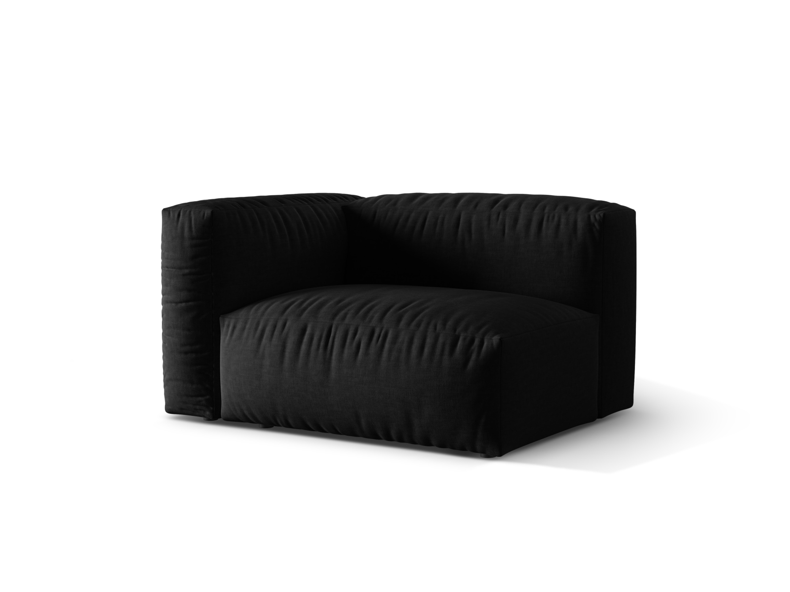 Left Wide Single Seat, "Martina", 1 Seat, 120x106x75