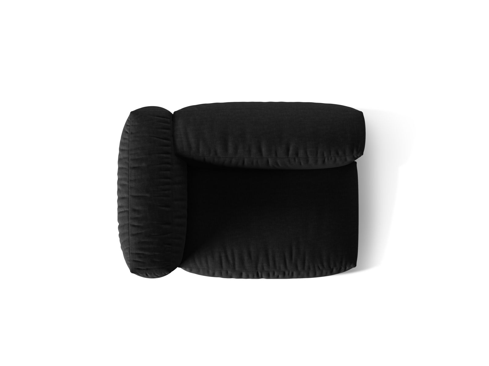Left Wide Single Seat, "Martina", 1 Seat, 120x106x75
